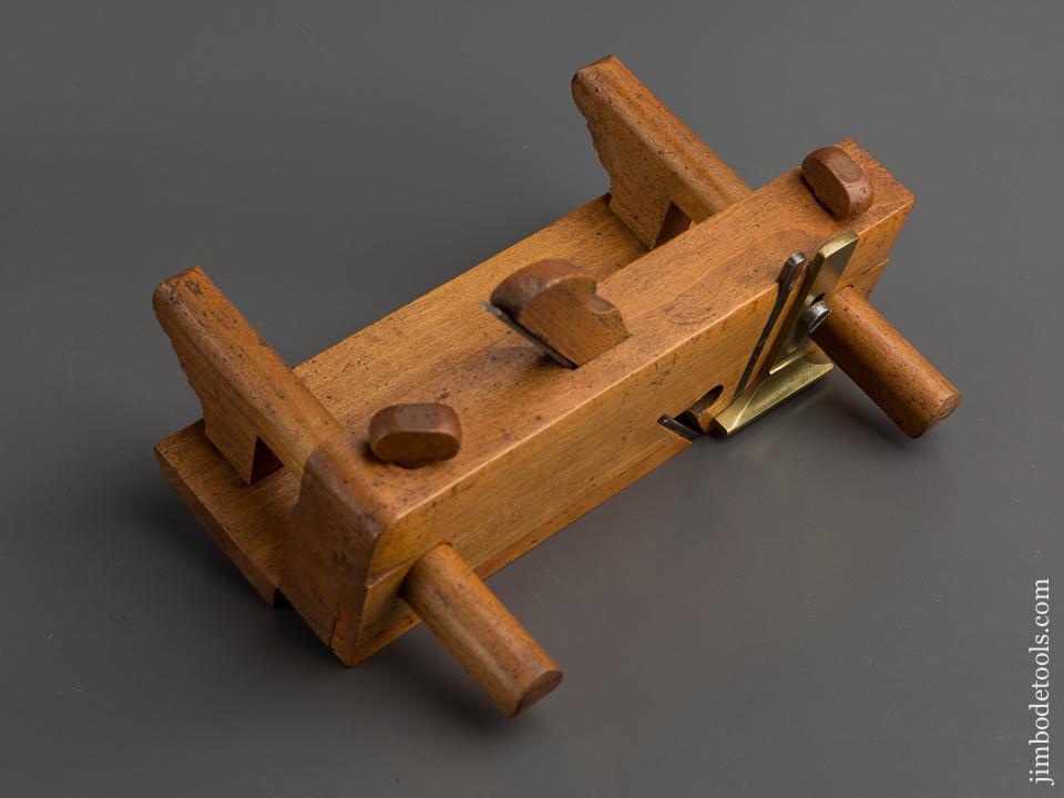 HILLS & WINSHIP SPRINGFIELD MS Screw Lock Arm Moving Filletster Plane circa 1832 FINE - 79303