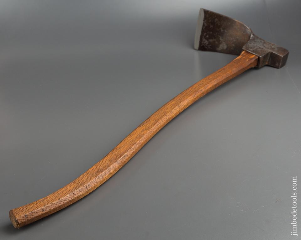 Curvy 4 1/4 x 30 inch PECK COHOES NY Framing Adze with Faceted Handle - 79324