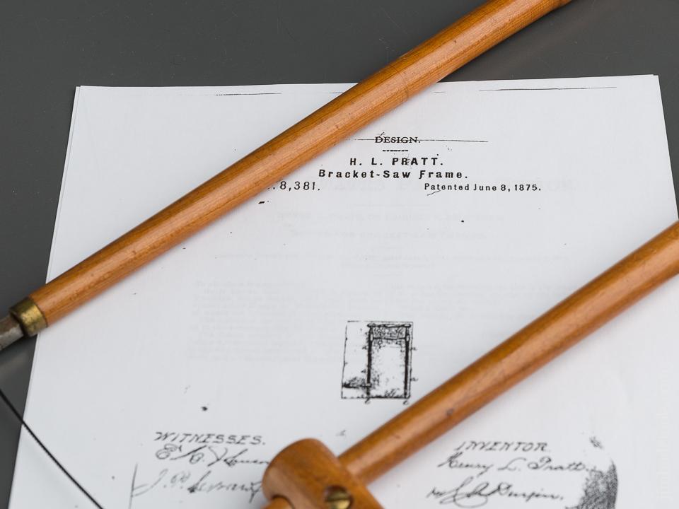 Pratt Patent June 8, 1875 MILLERS FALLS Fret Saw MINT - 79331
