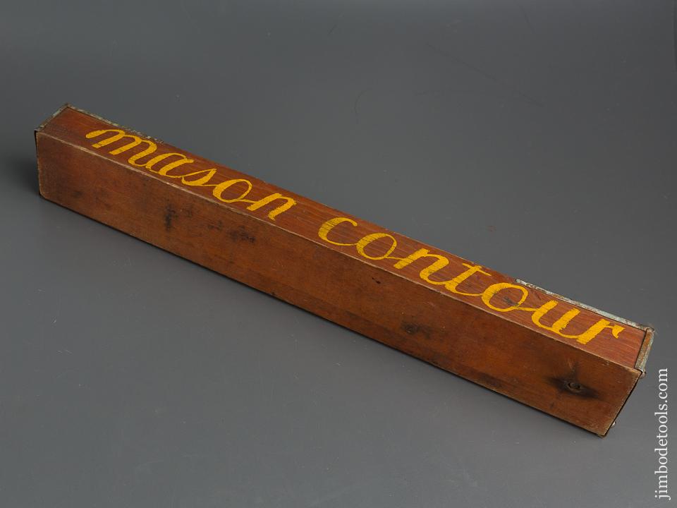 Rare & Fantastic! MASON Contour Level with Mercury Vial and Elevation Adjustment - 79339U