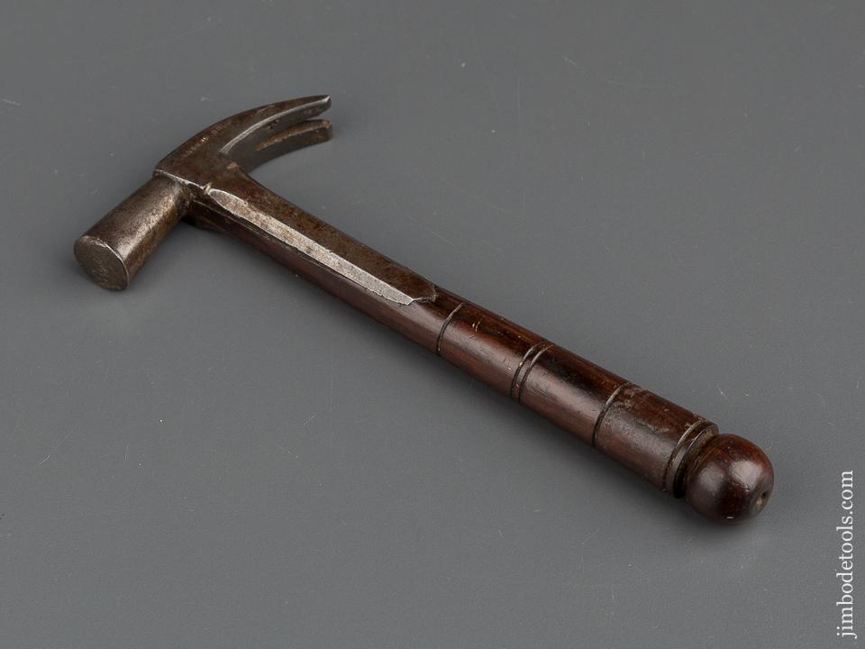 Miniature 6 3/4 inch HEARNSHAW BROS Gentleman's Rosewood Strapped Hammer - 79341U