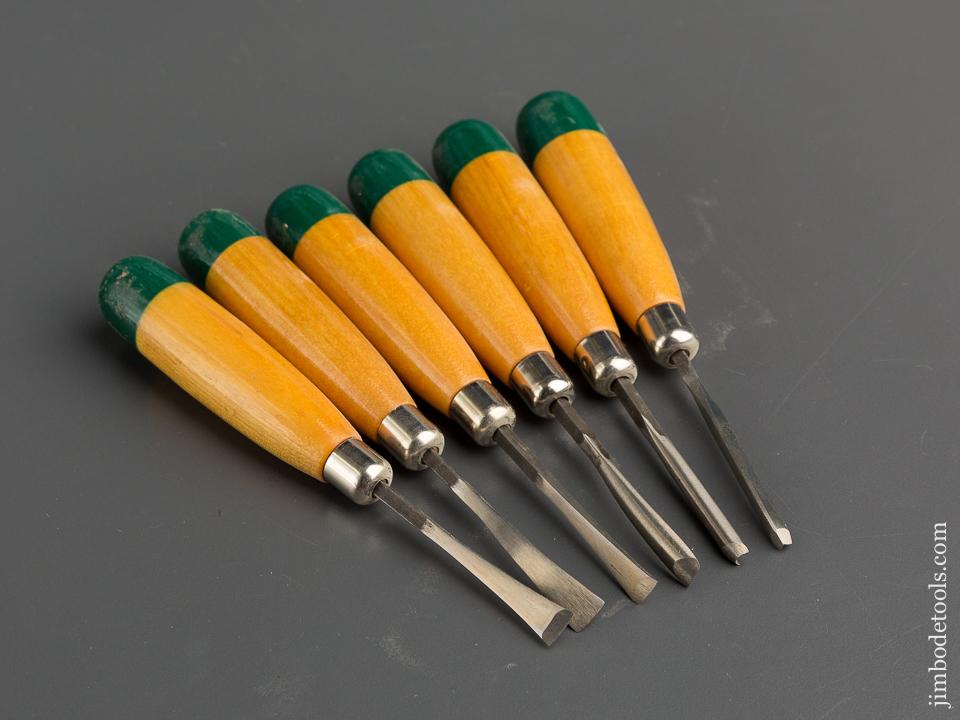 MILLERS FALLS No. 106 Carving Tool Set MINT in Original Box - 79348