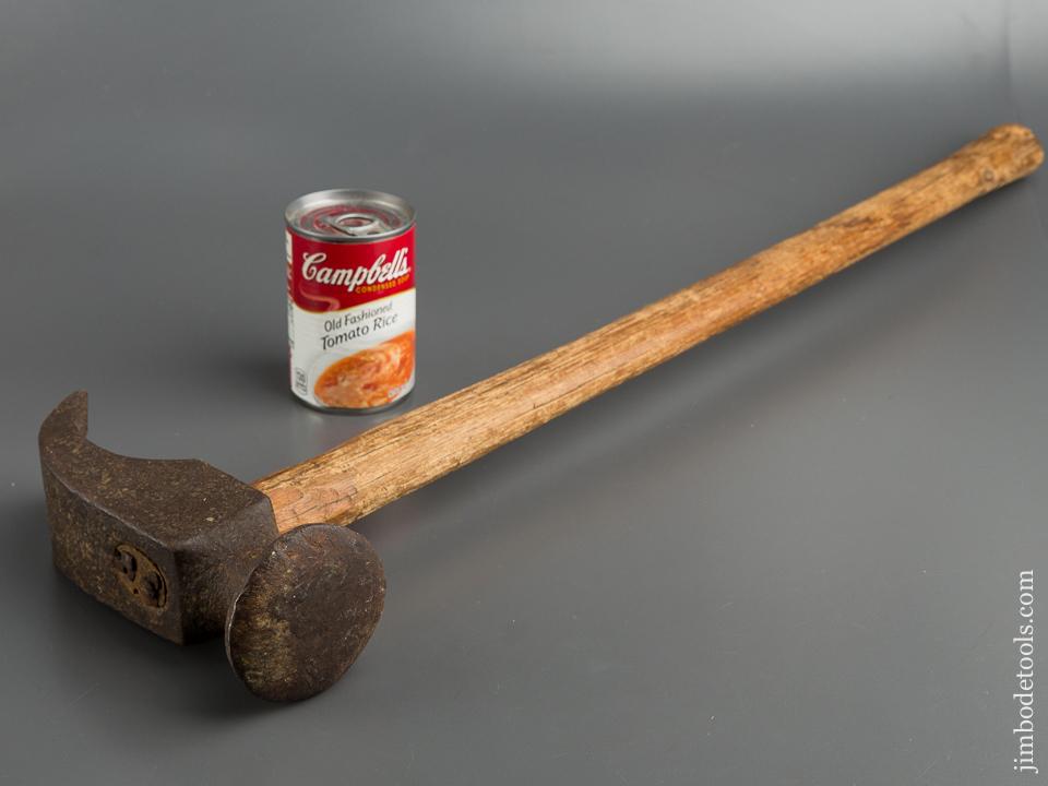 MONSTER 7 pound 28 1/2 x 8 inch! Nail Hammer Signed WOOLFORD - 79350