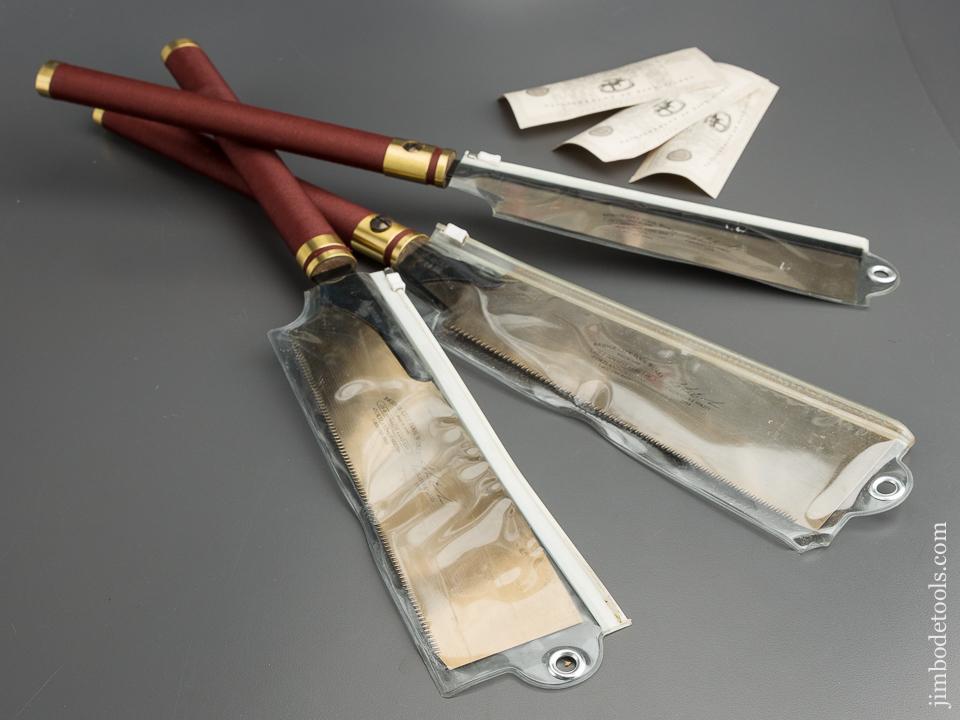 Three BRIDGE CITY TOOL WORKS Japanese Hand Saws MINT - 79355