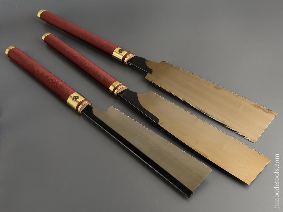 Three BRIDGE CITY TOOL WORKS Japanese Hand Saws MINT - 79355