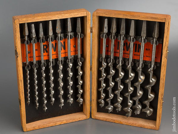 Complete Set of IRWIN Auger Bits in Original Box - 79362