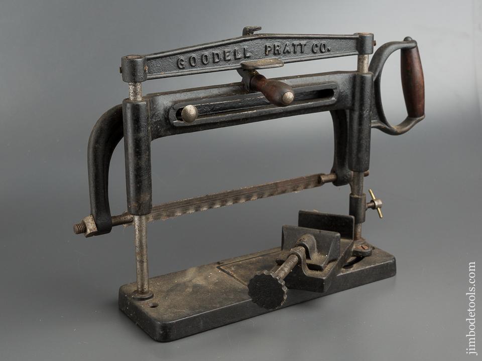 GOODELL PRATT Patent June 29, 1899 Metal Cutting Miter Box with Nine inch Hack Saw - 79366