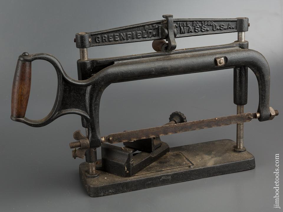 GOODELL PRATT Patent June 29, 1899 Metal Cutting Miter Box with Nine inch Hack Saw - 79366