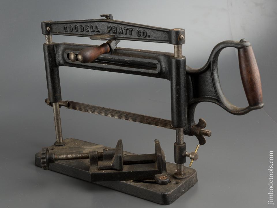 GOODELL PRATT Patent June 29, 1899 Metal Cutting Miter Box with Nine inch Hack Saw - 79366