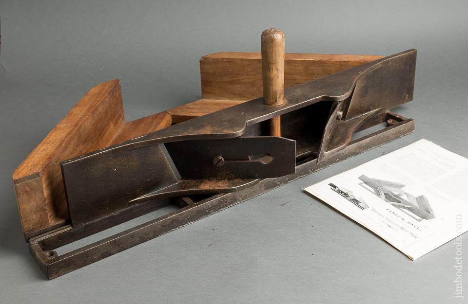 Rare! WARREN's Patent Shoot Chute Board Plane and Board circa 1885 EXTRA FINE - 79369
