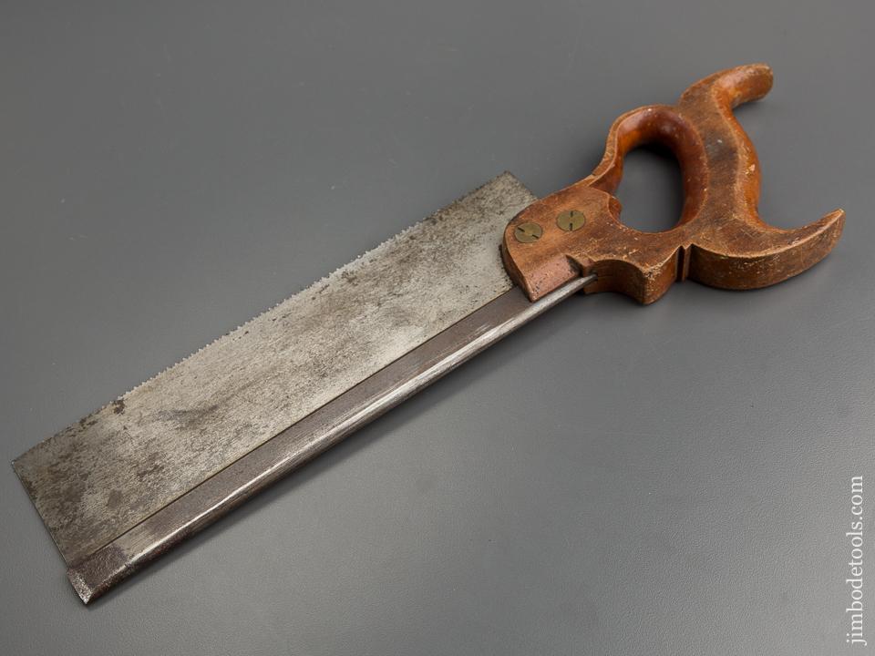 Early DISSTON (Pre-Sons) 14 point 10 inch Crosscut Back Saw circa 1850s - 79399