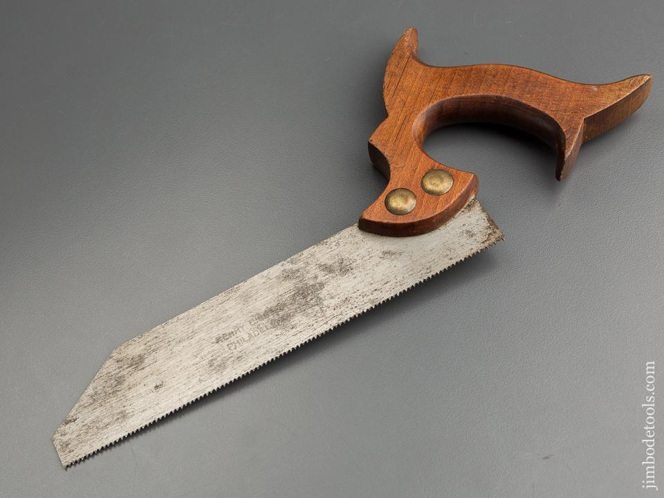 Rare! 15 point 7 1/2 inch DISSTON No. 1 Pattern Maker's Saw - 79404
