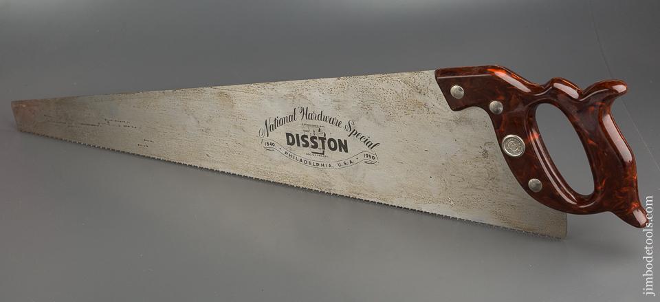 UNUSED! 8 point 26 inch Crosscut DISSTON "National Hardware Special" Hand Saw - 79406