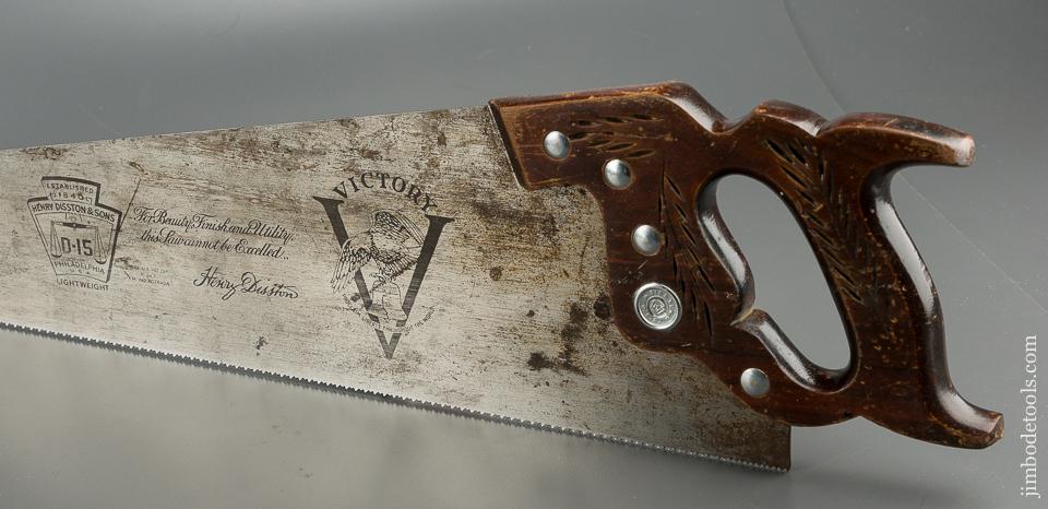 11 point 26 inch Crosscut DISSTON D15 Hand Saw with Rosewood Handle - 79409