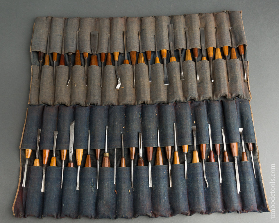 Awesome Woodcarver's Tool Chest Filled With 200 Carving Chisels - 79410