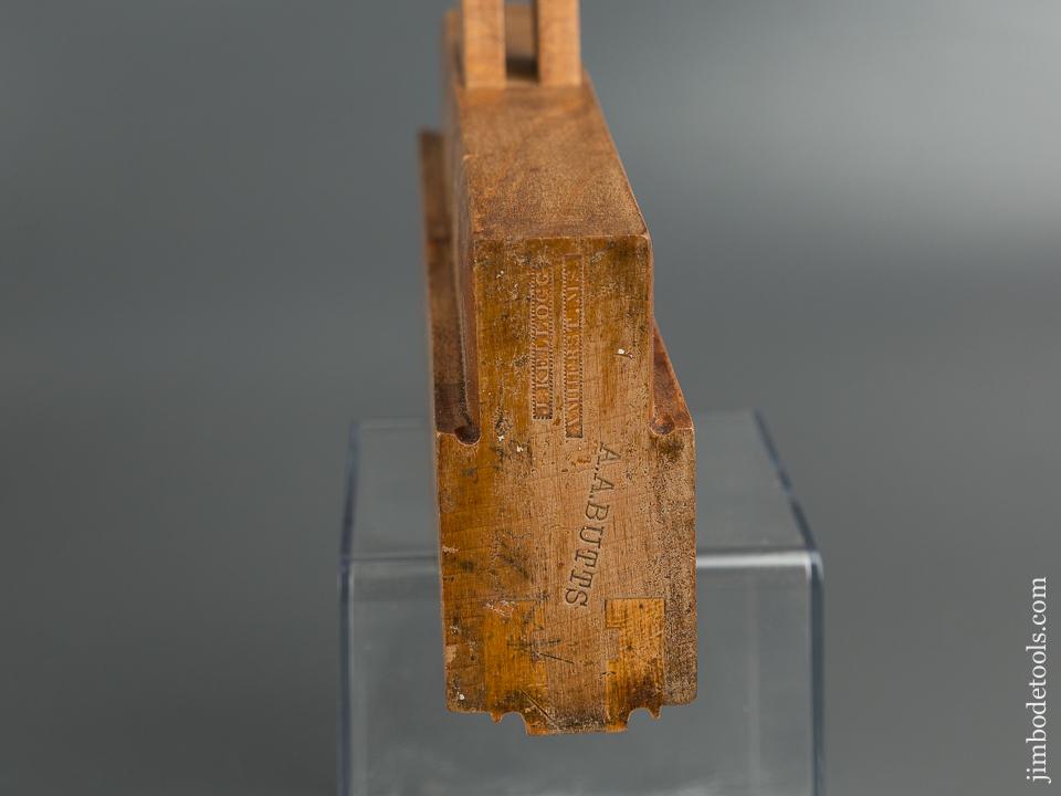 3/16 inch J. KELLOGG Double Side Bead Molding Plane circa 1835-67 MINTY - 79441