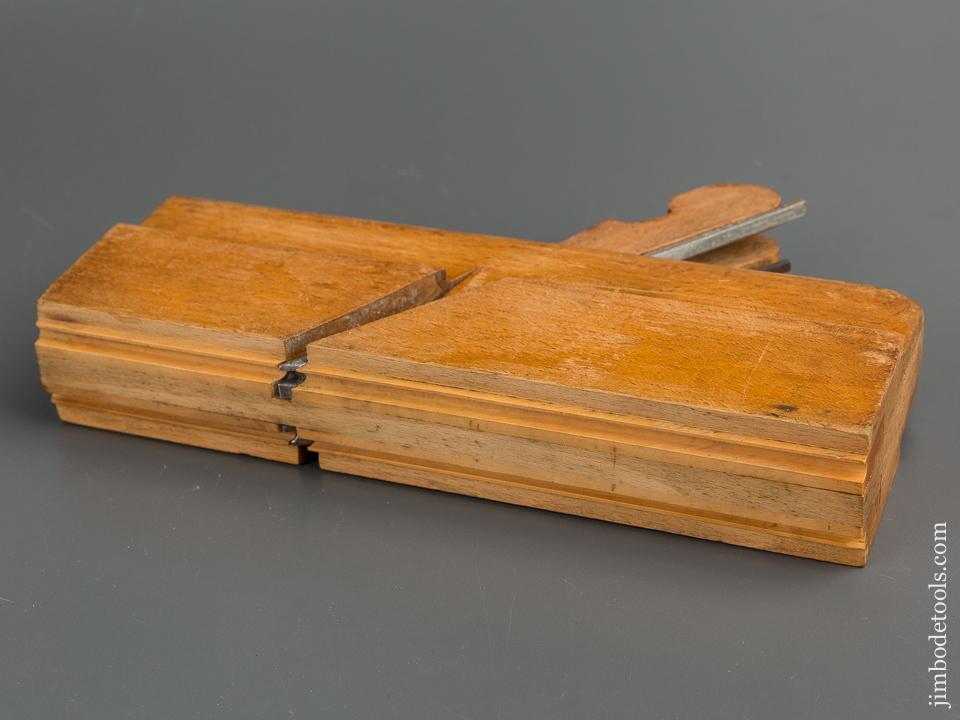 3/16 inch J. KELLOGG Double Side Bead Molding Plane circa 1835-67 MINTY - 79441