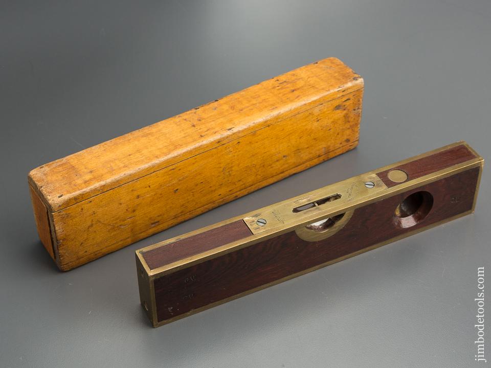 STRATTON Patent July 16, 1872 Boxwood and Brass Level - 79449