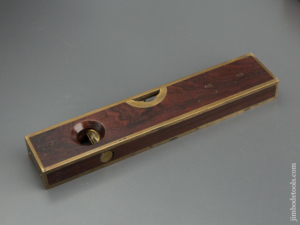 STRATTON Patent July 16, 1872 Boxwood and Brass Level - 79449
