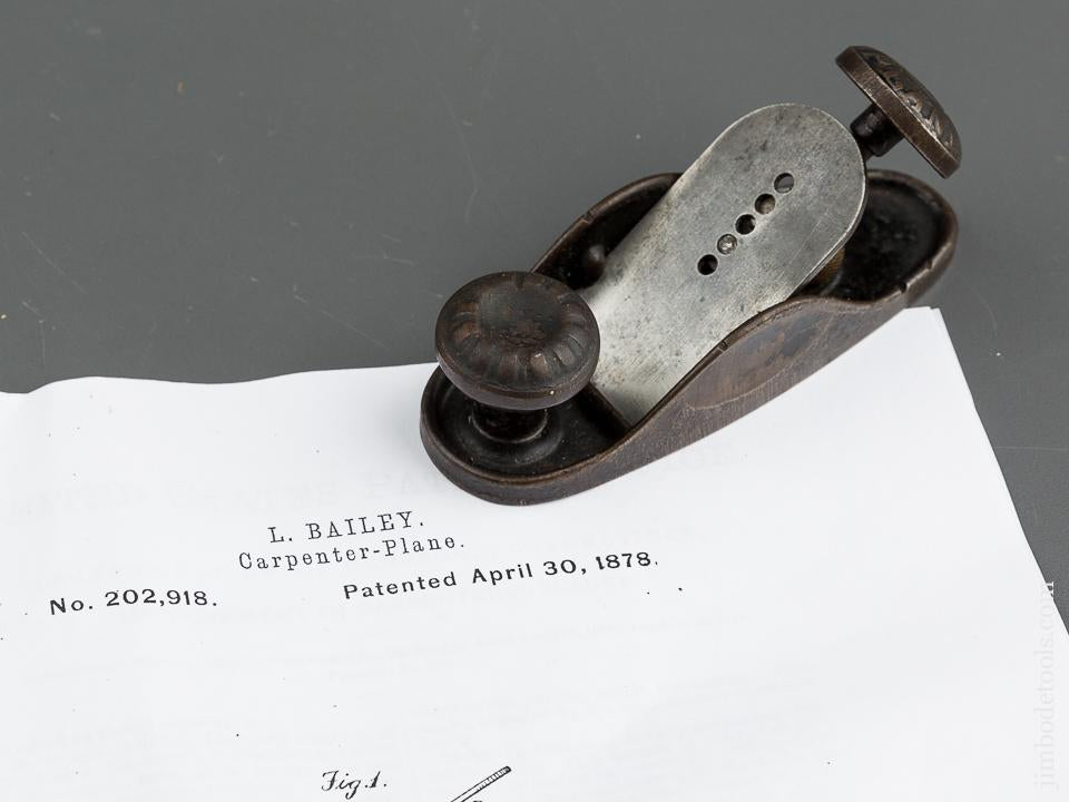 BAILEY Patent April 30, 1878 No. 1 VICTOR Block Plane - 79466