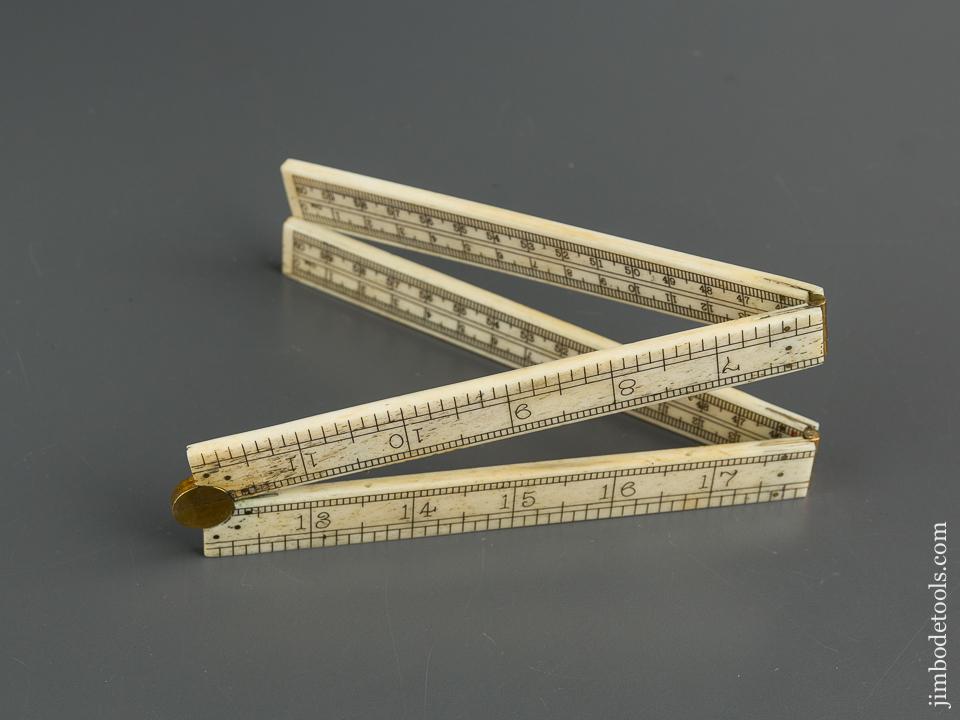 MINT English and Metric Two Foot Four Fold Bone Rule - 79468