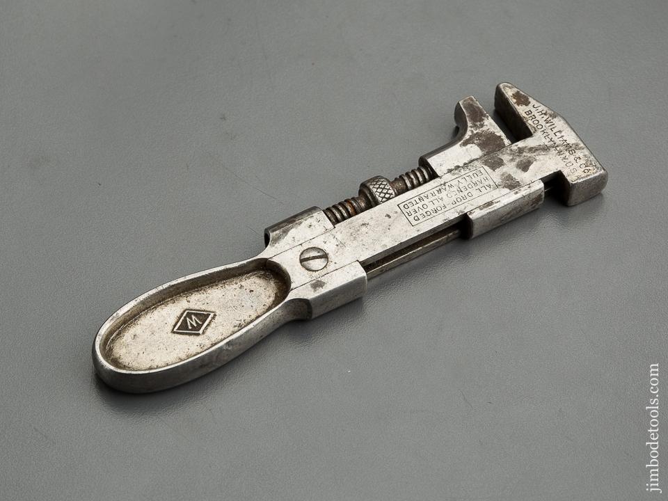 HAMMOND Patent September 3, 1889 WILLIAMS & CO  5 1/2 inch Adjustable Wrench RARE! - 79470