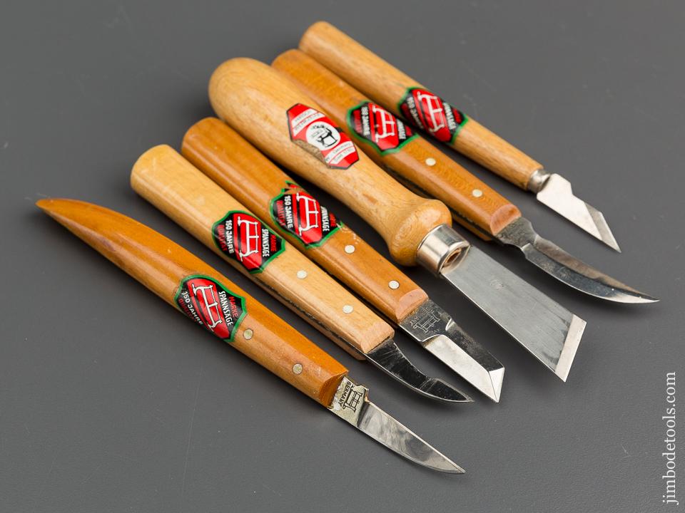 Set of Six German Carving Tools NEW OLD STOCK - 79471