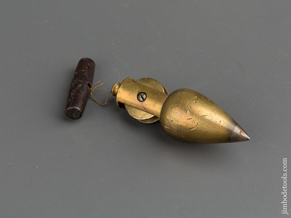 4 1/4 inch STANLEY No. 2 Brass Plumb Bob - 79488