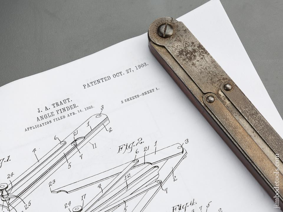 TRAUT Patent October 27, 1903 STANLEY No. 31 Angle Divider - 79489
