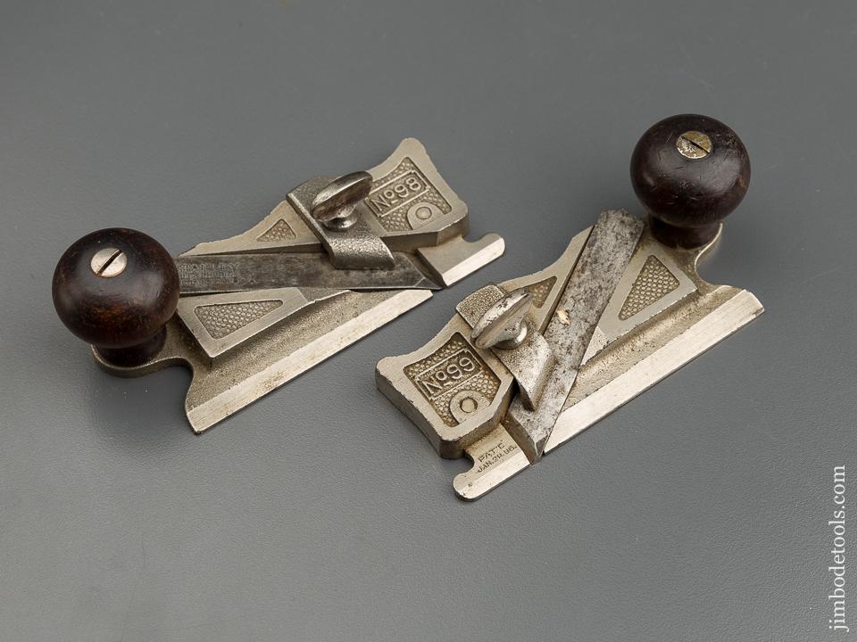 Matched Pair of STANLEY No. 98 & 99 Side Rabbet Planes - 79494