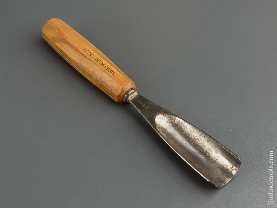 1 1/2 x 10 1/2 inch SWISS MADE No. 9 Gouge - 79509