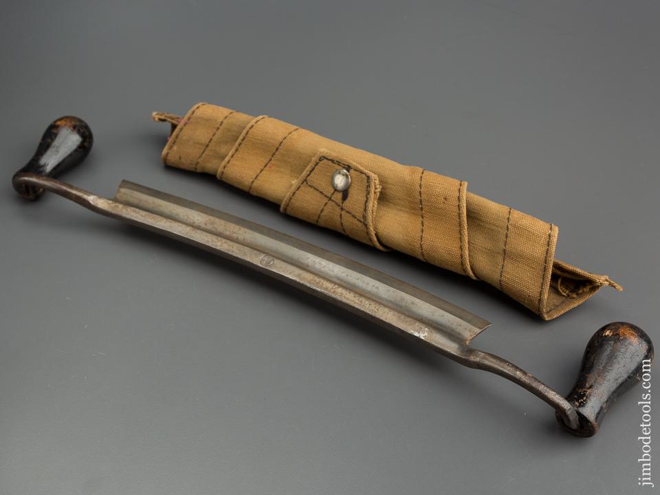 11 1/2 inch OX HEAD German Draw Knife with Canvas Keeper - 79512