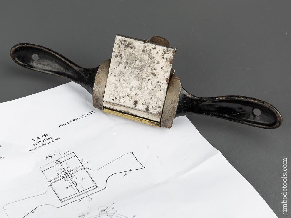 COE Patent March 27, 1900 STEARNS Flexible Sole Spoke Shave - 79517