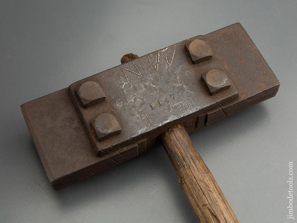 NUTTING Patent October 8, 1899 NUTTING & HAYDEN Bush Hammer for Stone Work - 79541