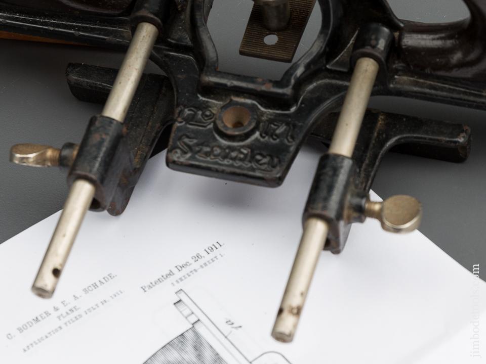 BODMER & SCHADE Patent December 26, 1911 STANLEY No. 171 Door Trim Router Plane - 79542