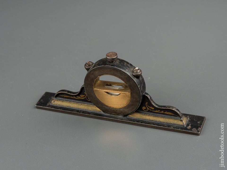 Six inch DAVIS Patent September 17, 1867 DAVIS No. 1 Adjustable Mantle Clock Level - 79544