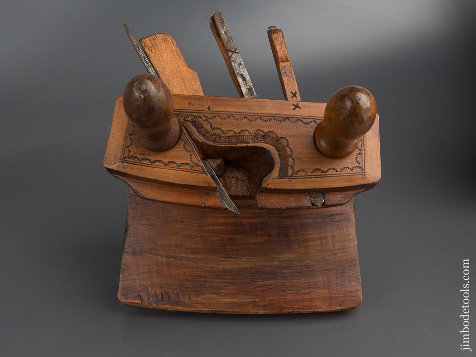 Carved and Dated 1859 Cooper's Three Arm, Three Iron Croze - 79554