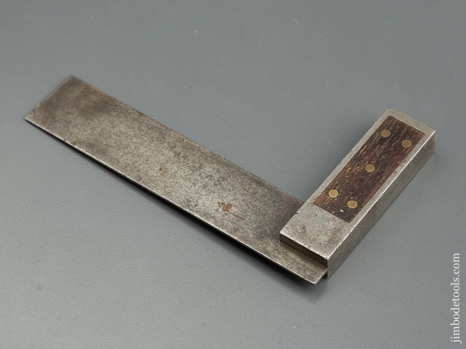 RARE Five inch STRATTON BROS Rosewood and Steel Try Square - 79588