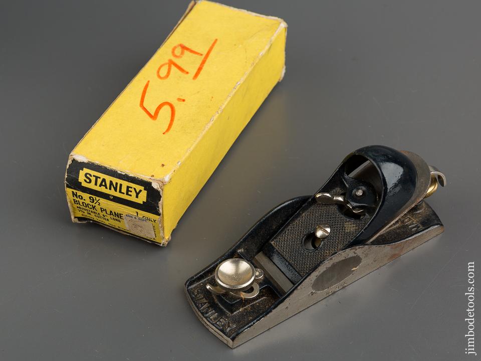 STANLEY No. 9 1/2 Block Plane FINE in Original Box - 79602