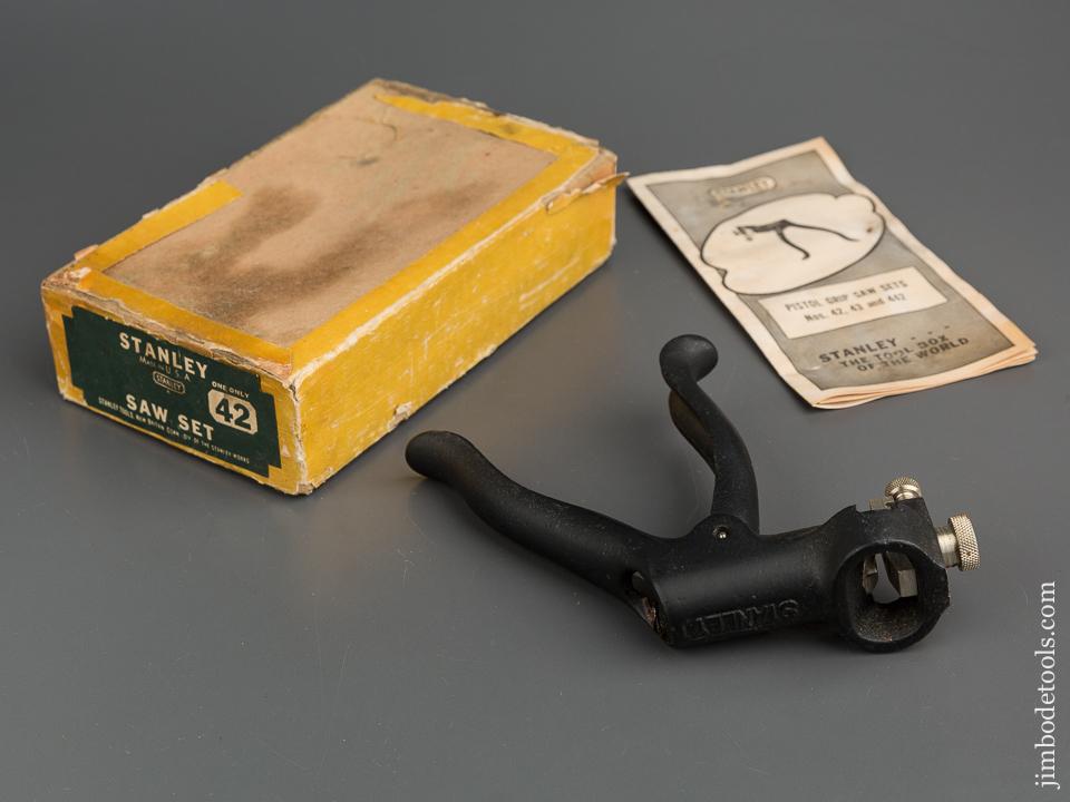 STANLEY No. 42X Saw Set in Original Box - 79603