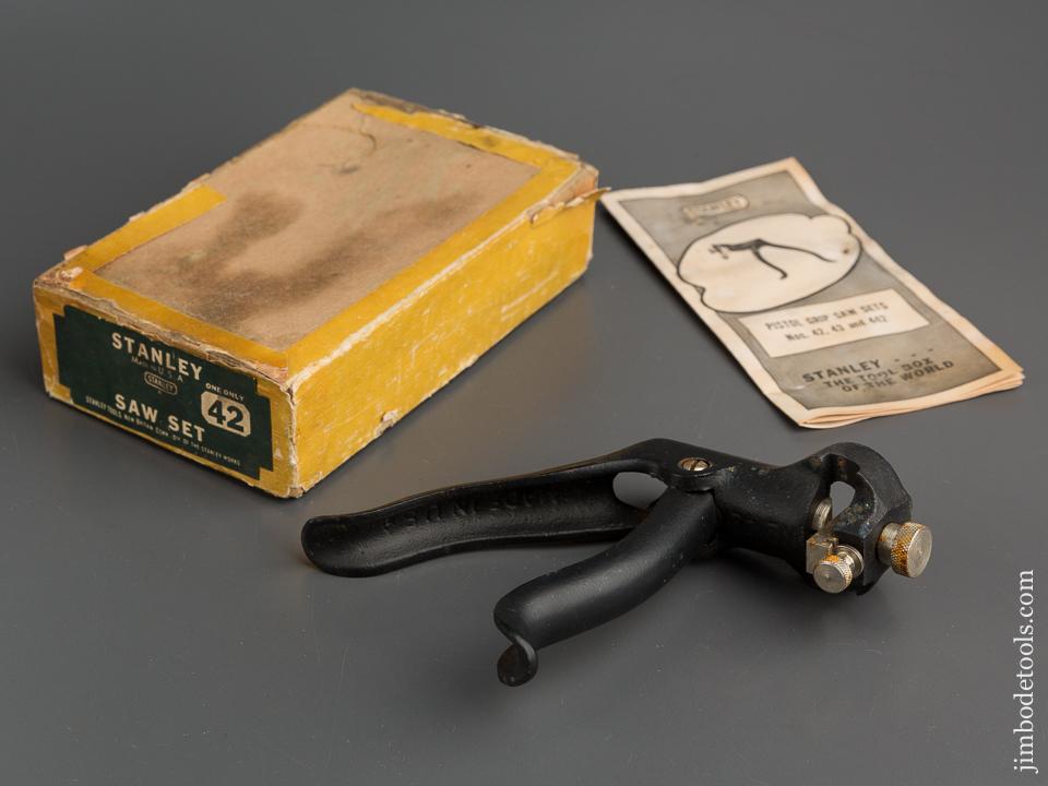 STANLEY No. 42X Saw Set in Original Box - 79603