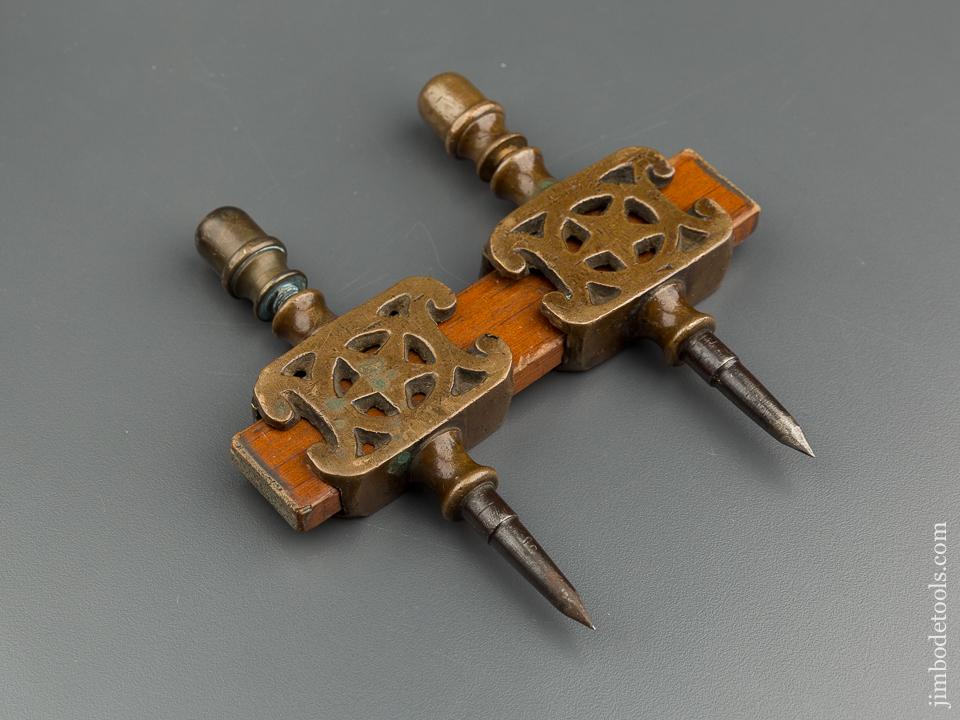 Beautiful 5 1/4 inch Pierced Trammel Points - 79605