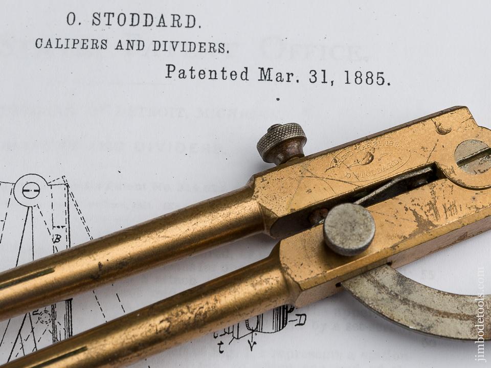 16 inch STODDARD Patent March 31, 1885 Pivot Leg Divider -  79608