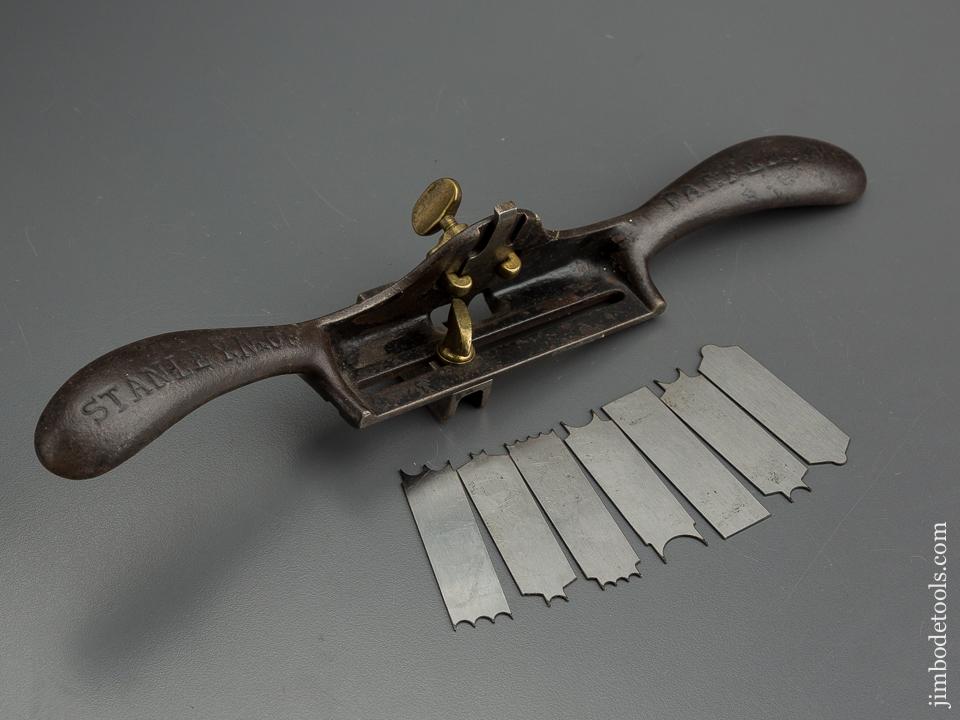 STANLEY No. 66 Hand Beader COMPLETE with Fence and 8 Cutters - 79618