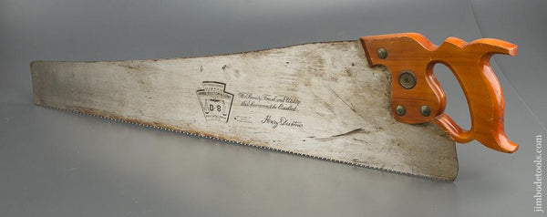 BARELY USED 10 point 24 inch Crosscut DISSTON D8 Hand Saw - 79622