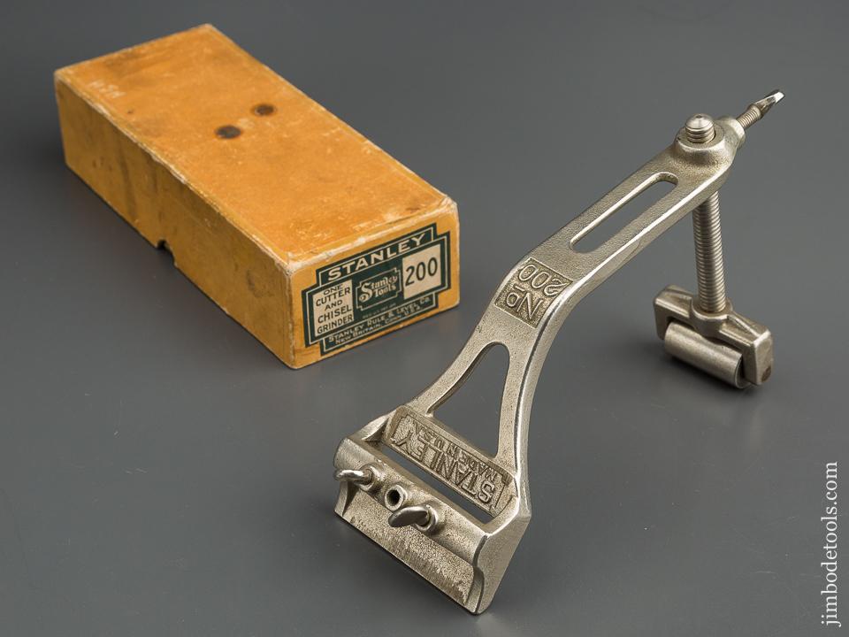 STANLEY No. 200 Cutter and Chisel Grinder MINT in Original Box - 79632