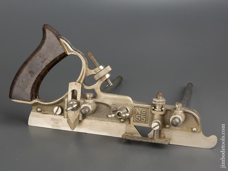 STANLEY NO. 55 Combination Plane NEAR NEW and 100% COMPLETE in Original Box - 79635