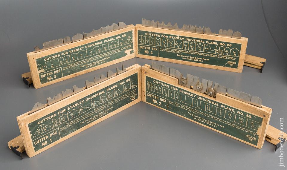 STANLEY NO. 55 Combination Plane NEAR NEW and 100% COMPLETE in Original Box - 79635