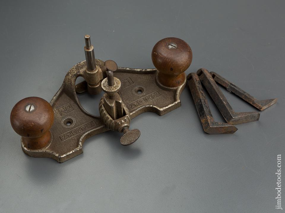 STANLEY No. 71 Router Plane 100% COMPLETE - 79646