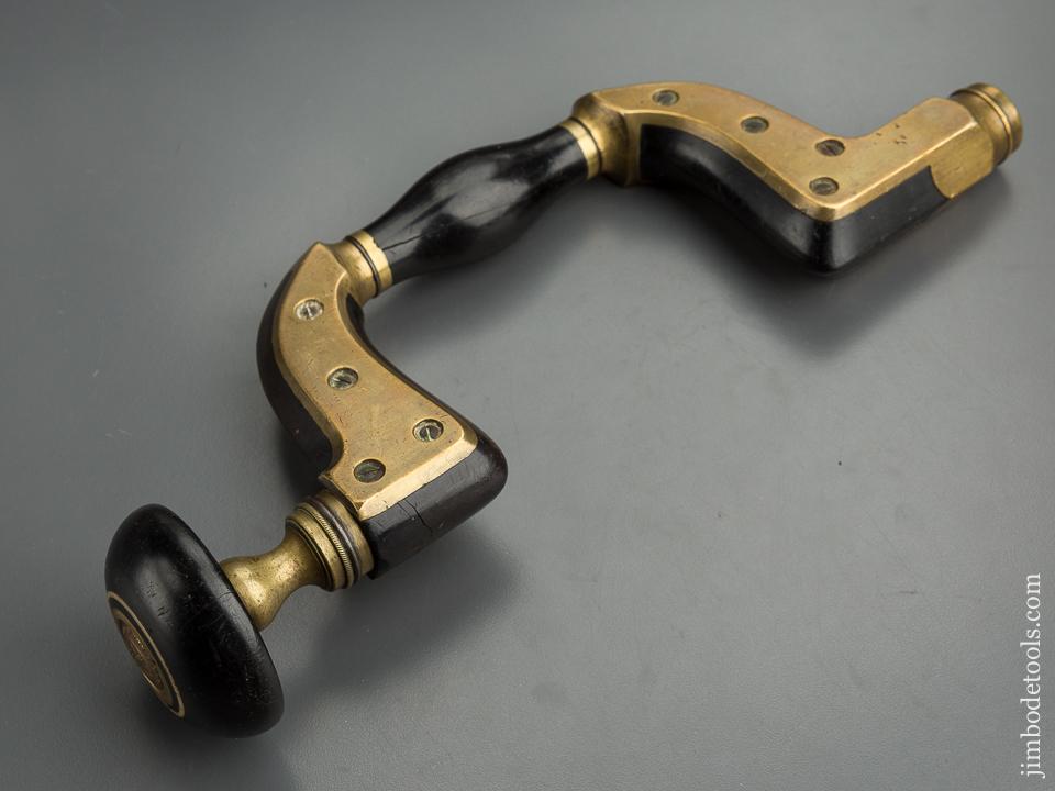 Excellent Walnut & Ebony MARPLES SHEFFIELD Brace - 79649